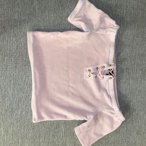 Juicy couture pink crop top